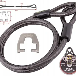 Linka stalowa KOVIX KZA-150 z adapterem Kup teraz