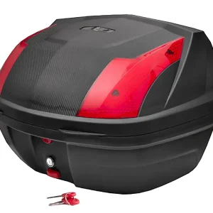 Kufer Moretti, Mr-711, 32L, Czarny, Czerwony Odblask Promocja