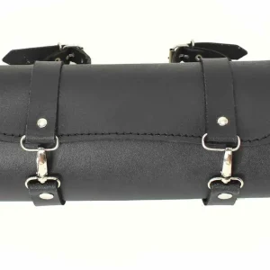 Piórnik Rolka Skóra Naturalna Czarna Gładki Wysoka Jakość dla Uczniów Darmowa dostawa