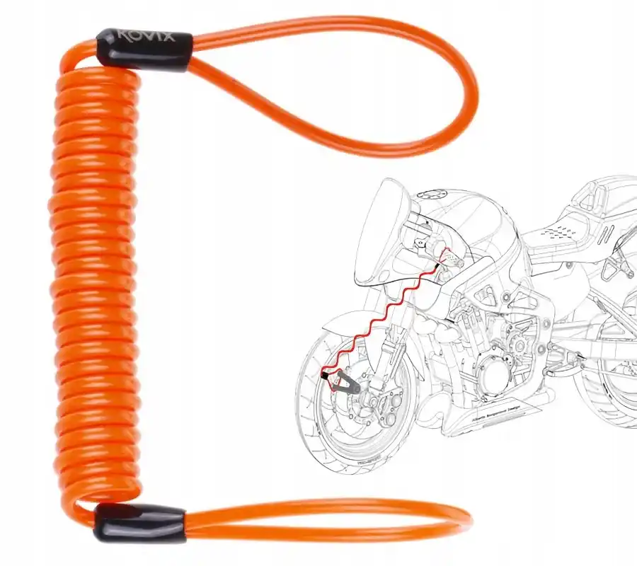 Autentyczny NOWY Przypominacz KOVIX KC002 pomarańczowy Tarcza hamulcowa BLOKADA MOTOR
