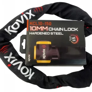 Oferta limitowana 2 x ŁAŃCUCH MOTOCYKLOWY Z ALARMEM 120 dB ZABEZPIECZENIE ANTYKRADZIEŻOWE KOV