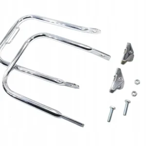 Bagażnik tylni chromowany do skutera Simson S51 - stal wysoka jakość Wyprzedaż