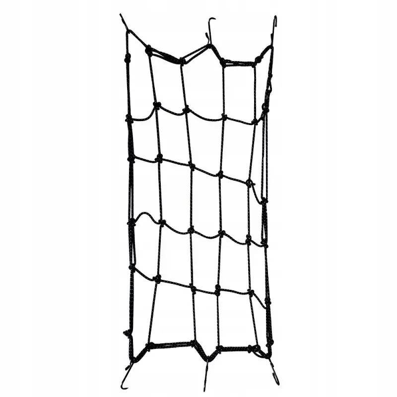 Autentyczny Siatka bagażowa Oxford 30x30cm z 6 hakami - czarna, do motocykli