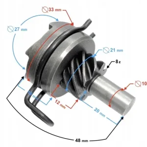Szybka dostawa Bendix rozrusznika nożnego Falcon 4T Euro 4 silnik SYM