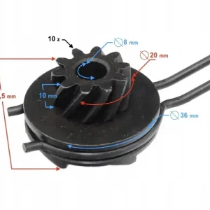 Zwrot pieniędzy Bendix rozrusznika nożnego do skutera 2T 50cc śr.8mm