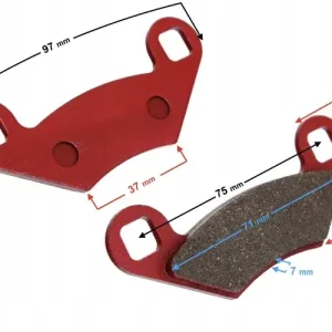 Popularny Klocki hamulcowe tylne do ATV