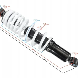 Amortyzator tył ATV Raptor 125 Premium