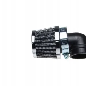 Filtr powietrza stożkowy 38mm KM102M3 90' chrom Darmowa dostawa